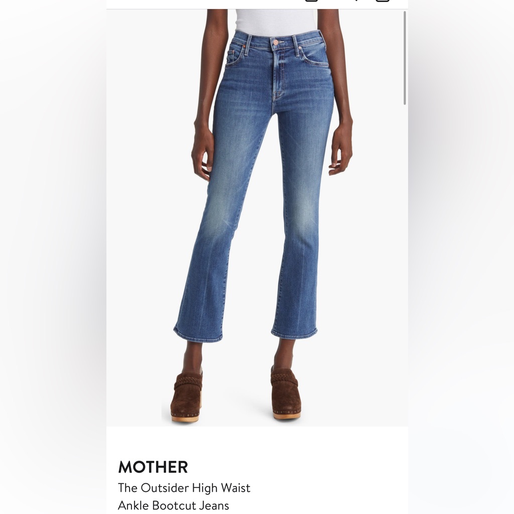 Mother Classic Blue Bootcut Jeans